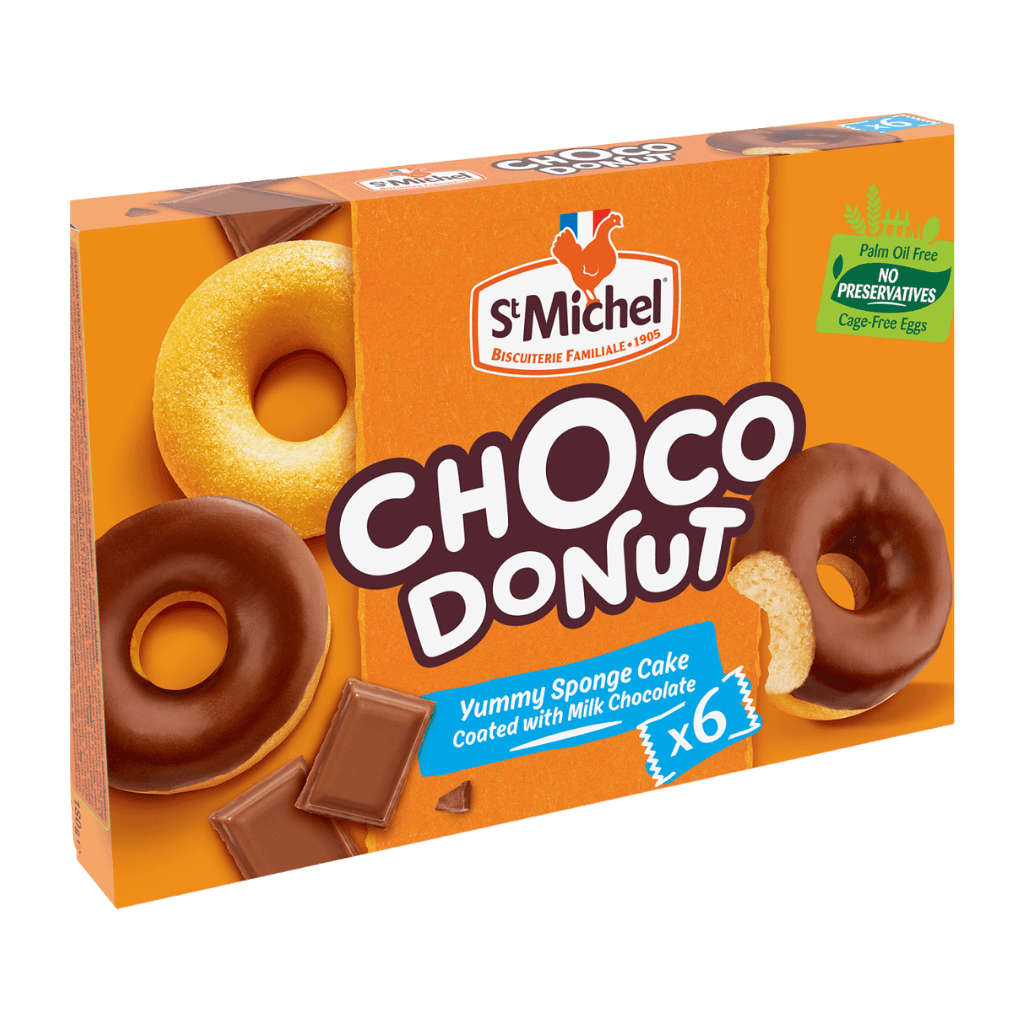 "St. Michel" Donuts Chocolate 180 gr - krofne prelivene čokoladom