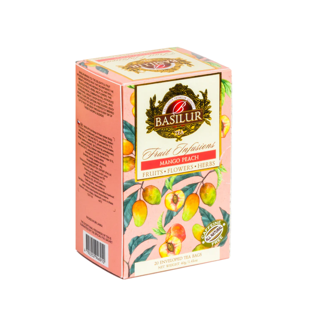 Basilur Fruit Infusions Collection - Mango i Breskva 20x1.5g